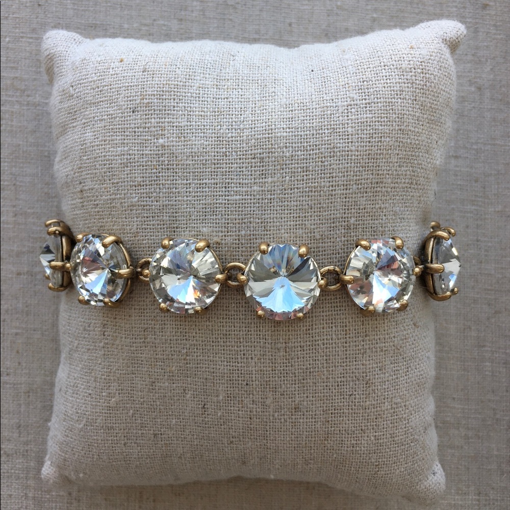 Sold STELLA & DOT "Amelie" Bracelet White/Clear
